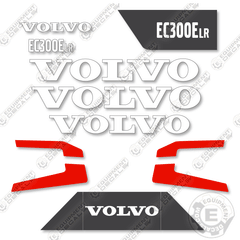 Fits Volvo EC300ELR Style 2 Decal Kit Excavator