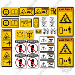 Fits Volvo G Series Warning Decals Wheel Loader