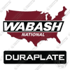 Image of Fits Wabash National Semi Logo Decal Kit