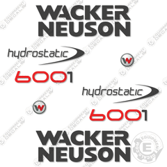 Fits Wacker Neuson 6001 Decal Kit Site Dumper