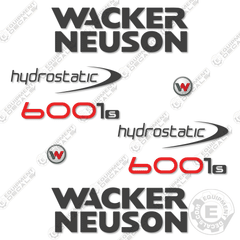 Fits Wacker Neuson 6001S Decal Kit Site Dumper