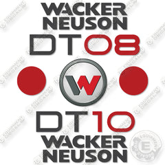 Wacker Neuson DT08 Decal Kit Dumper- Aftermarket Kit