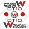 Image of Wacker Neuson DT10 Decal Kit Dumper- Aftermarket Kit