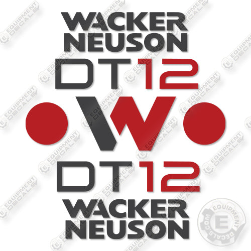 Wacker Neuson DT12 Decal Kit Dumper- Aftermarket Kit