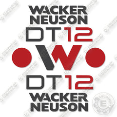 Wacker Neuson DT12 Decal Kit Dumper- Aftermarket Kit