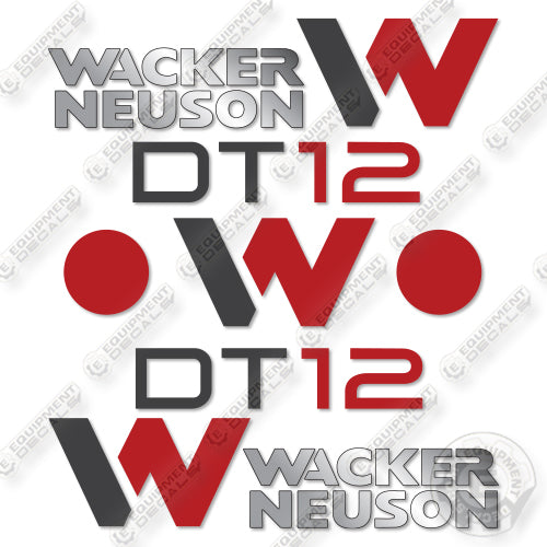 Wacker Neuson DT12P Decal Kit Dumper- Aftermarket Kit