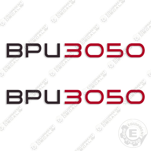 Fits Wacker Neuson BPU3050 Decal Kit Vibratory Plate