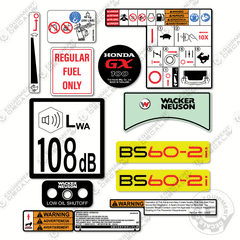 Fits Wacker Neuson BS60-2i Decal Kit Rammer