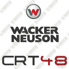 Wacker Neuson CRT48 Decal Kit Ride On Trowel- Aftermarket Kit