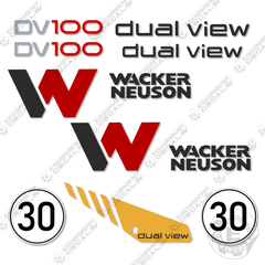 Fits Wacker Neuson DV100 Decal Kit Dumper