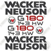Image of Fits Wacker Neuson G180 143KW Decal Kit Generator