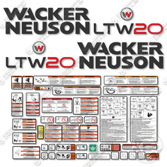 Fits Wacker Neuson LTW20 Decal Kit Light Tower