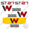 Image of Fits Wacker Neuson ST27 Decal Kit Loader 2020+