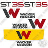 Image of Fits Wacker Neuson ST35 Decal Kit Loader 2020+