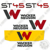 Image of Fits Wacker Neuson ST45 Decal Kit Loader 2020+