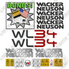 Image of Fits Wacker Neuson WL 34 Decal Kit Wheel Loader