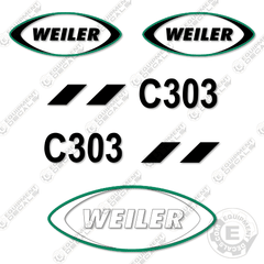 Fits Weiler C303 Decal Kit Roller