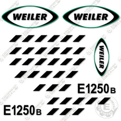 Fits Weiler E1250B Decal Kit Remixing Transfer Vehicle