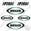 Image of Weiler P265 Decal Kit Commercial Paver - Aftermarket Kit