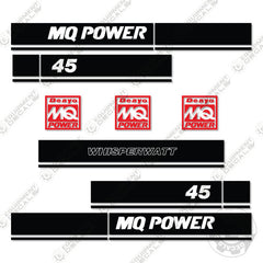 Fits Multiquip Whisperwatt 45 Decal Kit Generator