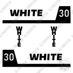 Fits White 30 Decal Kit Forklift Truck