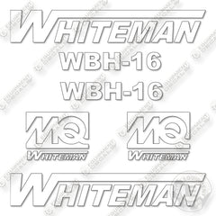 Whiteman WBH-16 Decal Kit Concrete Buggy- Aftermarket Kit