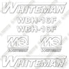 Image of Whiteman WBH-16F Decal Kit Concrete Buggy- Aftermarket Kit