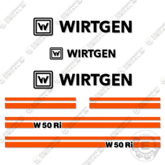 Fits Wirtgen W50Ri Decal Kit Cold Milling