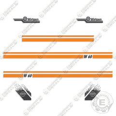 Wirtgen W60 Decal Kit Cold Milling