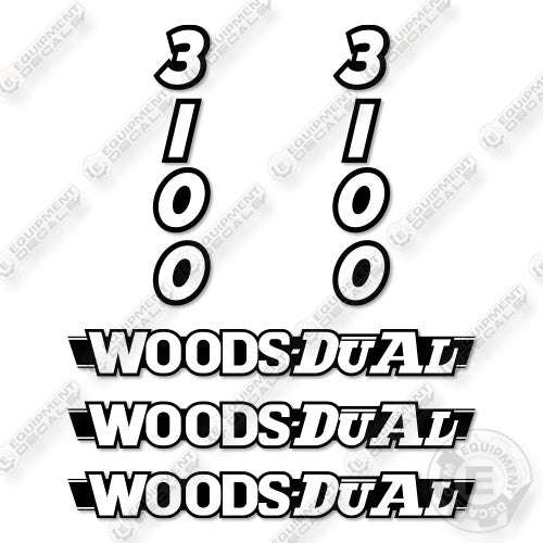 Fits Woods Dual 3100 Decal Kit Loader