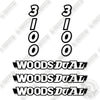 Image of Fits Woods Dual 3100 Decal Kit Loader