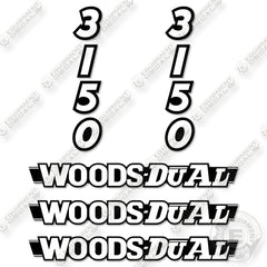 Fits Woods Dual 3150 Decal Kit Loader