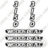 Image of Fits Woods Dual 3150 Decal Kit Loader