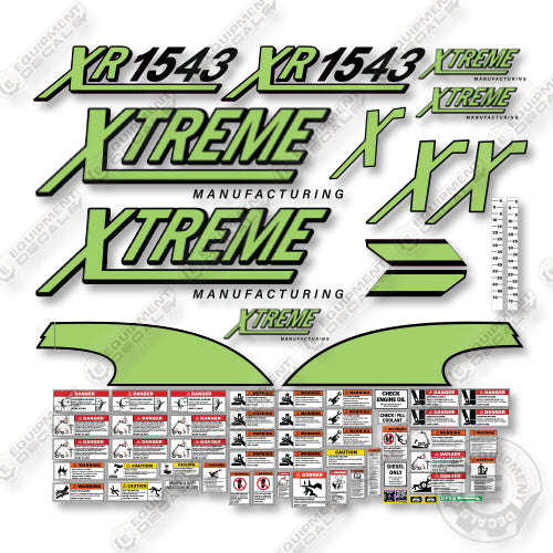 Xtreme XR1543 Decal Kit Forklift - Aftermarket Kit