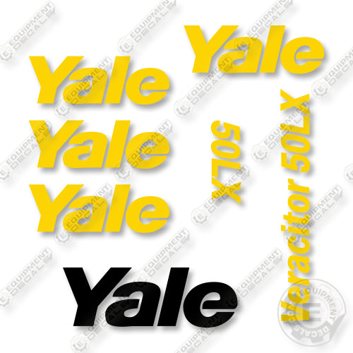 Yale 50LX Decal Kit Forklift -Aftermarket Kit