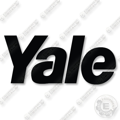 Yale Tool Box Decal 2 inch x 5 inch Decal Kit Tool Box -Aftermarket Kit