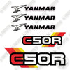 Image of Fits Yanmar C50R 3C Decal Kit Crawler