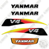Image of Fits Yanmar V4 6 Decal Kit Wheel Loader
