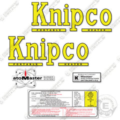 Fits Knipco Portable Heater Decal Kit