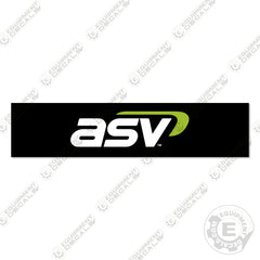 Fits ASV Front Logo Decal Skid Steer