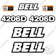 Fits Bell 4206D Decal Kit Articulated Dump Truck