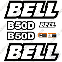 Fits Bell B50D Decal Kit Articulated Dump Truck