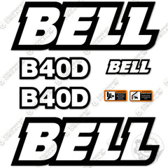 Fits Bell B40D Decal Kit Articulated Dump Truck