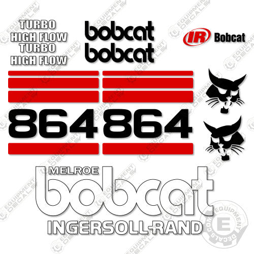 Fits Bobcat 864 Decal Kit Skid Steer