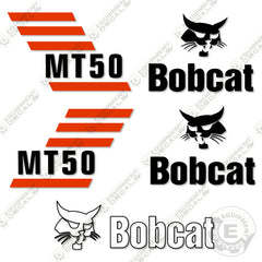 Fits Bobcat MT50 Mini Skid Steer Decal Replacement Kit