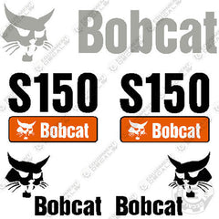 Fits Bobcat S-150 Skid Steer Decal Kit