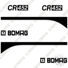 Fits Bomag CR452 Decal Kit Asphalt Paver