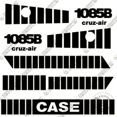 Fits Case 1085B Decal Kit Excavator Cruz-Air