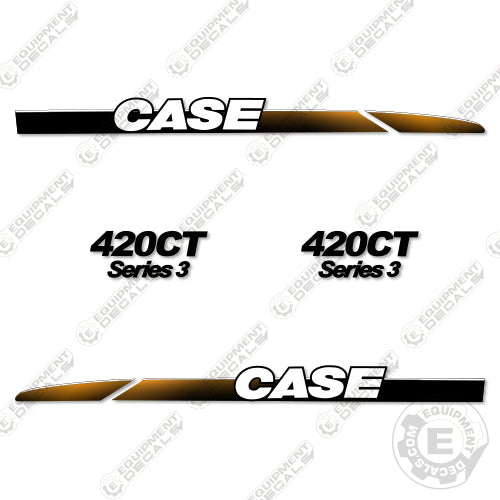Fits Case 420CT Decal Kit Track Loader