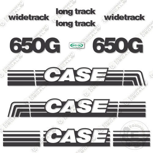 Fits Case 650G Decal Kit Dozer